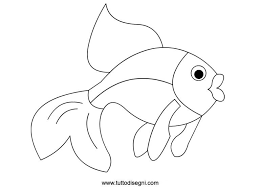 Pesce Da Colorare Per Bambini Tuttodisegni Com Disegni Di Pesci Ricamo In Feltro Pesce