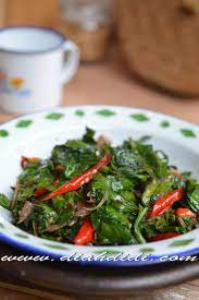 Tumis Genjer Lauk Sayuran Resep Vegetarian Resep Masakan