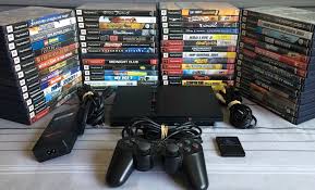 Visitez ebay pour une grande sélection de console playstation 2. Complete Black Ps2 Slim Console Bundle With Games Tested And Works Great Price 75 99 Ends On 4 Weeks View On Ebay Console Black Console It Works