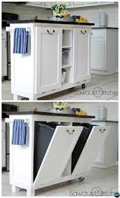5 Smart Ways To Hide Your Kitchen Trash Can Recycled Kitchen Kitchen Remodel Small Kitchen Trash Cans