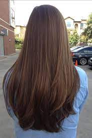 This is one of our top haircuts for straight hair for its perfect length: Easy Long And Straight Taking Hair Goals To New Lengths It Can Be Hard To Keep Up With Hair Trends These Long Hair Styles Hair Styles Straight Layered Hair