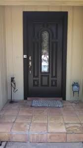 Masonite 36 In X 80 In Providence Center Arch Primed Smooth Fiberglass Prehung Front Do Fiberglass Exterior Doors Black Exterior Doors Home Exterior Makeover