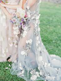 Transform your look with gorgeous floral prints in different dress styles to suit. 30 Floral Applique Wedding Dresses You Might Find In Blair Waldorf S Closet Ruffled