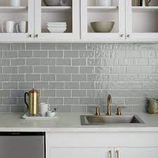 Polished Glass Subway Wall Tile