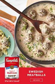 Swedish Meatballs Campbell Soup Company Recipe Recipes Food Swedish Meatball Recipes