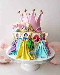 Cinderella, aurora and belle adorn this cute 4th birthday cake made by oh my daughter decided she wanted a disney princess cake but she wanted each princess on her own cake! Princess Disney Princess Children Birthday Cake Novocom Top