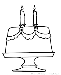 Rather, now i want to share with you some birthday cake coloring pages that i've found on the internet. Beautiful Cake Without Candles Coloring Pages Sugar And Spice