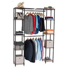 The steel wire shelves are fitted with plastic liners to prevent smaller items from falling through. Trinity Expandable Closet Organizer Wire Closet Systems Closet Organizing Systems Closet System