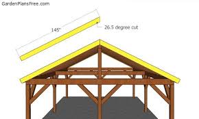 This unit is great for sheltering one or two vehicles, along with any outdoor equipment you may need to protect from the elements. 20x30 Gable Pavilion Free Diy Plans Free Garden Plans How To Build Garden Projects