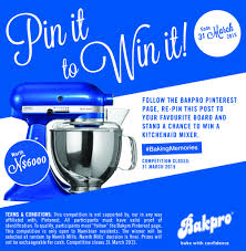 Follow Bakpro S Pinterest Page Re Pin This Post To Your Favourite Board And Stand A Chance To Win A Kitch Stand Mixer Recipes Mixer Recipes Kitchen Aid Mixer