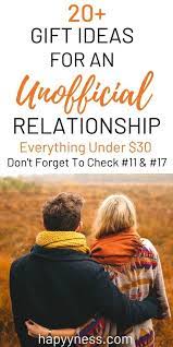 Gift Ideas For An Unofficial Relationship Valentines Day Gifts Boyfriends Girlfriend Gifts Relationship Gifts Birthday gift ideas for him. gift ideas for an unofficial