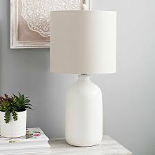 Matte Cream Jug Table Lamp Kirklands Boho Table Lamps Classic Table Lamp Night Table Lamps