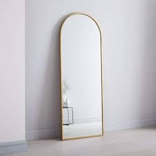 West Elm Metal Framed Arched Floor Mirror Floor Mirror Modern Floor Mirrors Arch Mirror