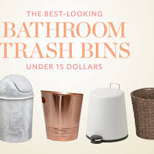 It automatically closes when you walk away, but you can also set it to remain open if needed. Stylish Small Bathroom Trash Cans For 15 Or Less Apartment Therapy