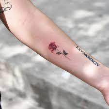 Pink color rose tattoo is also a beautiful tattoo ideas for men and women. Dainty Rose Hand Tattoo Novocom Top