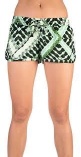 Hurley Beachrider Woven Short Pants Black Green Women S