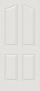 Learn more & view door models » Primed Smooth Surface Mdf 4 Raised Panel Eyebrow Top Solid Core Interior Doors Ebay