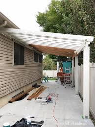 In this article we show you how to build a pergola attached to the house, as well as the tools and materials required for the job. Build A Patio Pergola Attached To The House Houseful Of Handmade