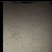 If we add all three angles in any triangle we get 180 degrees. I Need To Find The Measure Of Each Angle Indicated And Round To The Nearest Tenth Brainly Com