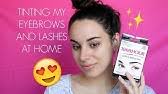 Het verven van de wenkbrauwen. Lash Tint Brow Dye At Home How To Diy Youtube