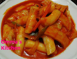 Spicy Korean Tteobokki A Soup Or Stew With Gojujang Broth Cabbage Zucchini Onion Green Onion Fish Cake Shrimp Vegan Cabbage Recipes Spicy Korean Spicy Rice