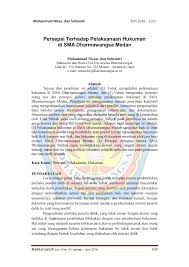 Contoh hukuman yang mendidik bagi siswa sma. Pdf Persepsi Terhadap Pelaksanaan Hukuman Di Sma Dharmawangsa Medan