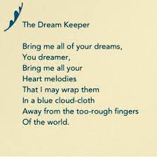 The Dream Keeper By Langston Hughes Poems The Dreamers Langston Hughes