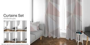 13 Curtain Mockup Templates For Rooms Shower Texty Cafe Mockup Psd Curtains Mockup