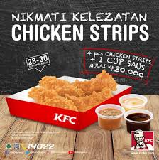 Kfc Promo Paket Chicken Strip Mulai Dari Rp 30ribuan Harga Spesial Guys Harga Spesial Ayo Segera Nikmatin Kelezatan Paket Chicken Strip Dengan Sau Kfc Saus