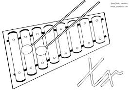 Abc Ausmalbilder Instrumente Mit Anfangsbuchstaben Babyduda Malbuch