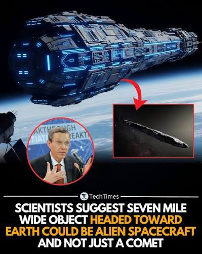 Astronomers tracking a seven-mile-wide interstellar object say it may not  be an ordinary comet at all. Instead of leaving behind the familiar glowing  tail of ice and dust, it seems to emit