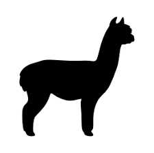 Alpaca Silhouette Alpaca Silhouette Alpaca Silhouette You Are In The Right Place About Animals Here We Offe Animal Silhouette Kids Silhouette Animal Stencil