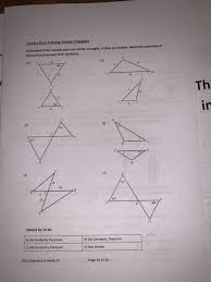 Create your own worksheets like this one with infinite geometry. Solved Lesson 10 2 Proving Similar Triangles Determine If Chegg Com