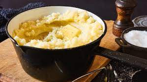Mashed Potatoes Are Very Forgiving And With A Good Masher Hot Potatoes And Enough Butter And Salt Cooks Can Mashed Potatoes Classic Mashed Potatoes Recipes