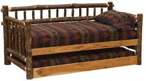 They are able to serve as a good seating option or a well decorated bed and they double up as additional sleeping space when. Daybed With Pop Up Trundle Wood Ideas On Foter