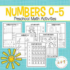 Preschool Number Worksheets 0 5