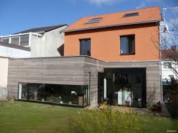 Extension De Maison A Ossature Bois Extension Sur Jardin Avec Toiture Terrasse Extension Maison Maison Ossature Bois Et Extension Maison Bois