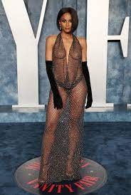 Ciara Claps Back at 'Outrage' Over Her Nearly Naked See-Through Vanity Fair  Oscars Afterparty Dress