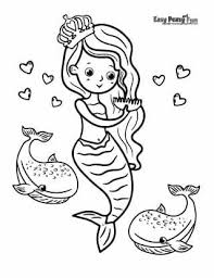 Welcome to our collection of free mermaid coloring pages. Mermaid Coloring Pages 30 Printable Sheets Easy Peasy And Fun