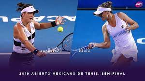 Purple gro . bianca andreescu. Bianca Andreescu Vs Sofia Kenin 2019 Abierto Mexicano De Tenis Semifinal Wta Highlights Youtube