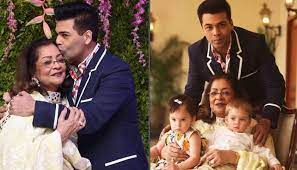 Karan kumar johar, often informally referred to as kjo, is an indian film director, producer, screenwriter, costume designer, actor and tele. Karan Johar Shared Their First Family Portrait On Hiroo Johar S 75th Birthday With Yash And Roohi Karan Johar Family Portraits Bollywood Celebrities