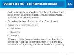 Malaysians can expect more tax incentives to spur the development of the fourth industrial revolution, or industry 4.0, in the upcoming budget 2018. Tom Phalen Former Vp Tax At First Solar Ppt Download
