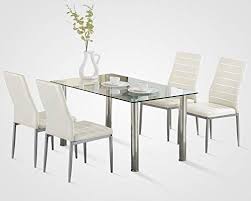Sts Supplies Ltd Lux Dining Set 5pc Patio Bistro Table Kitchen Garden Indoor Outdoor Metal Furniture Chair G Indoor Dining Indoor Bistro Table Bistro Table Set