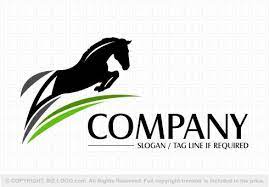 Black Jumping Horse Logo Horse Logo Horse Logo Design Horses
