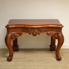 High Quality Serpentine Mahogany Victorian Antique Console Table Antiques World Antique Console Table Console Table Antique Table