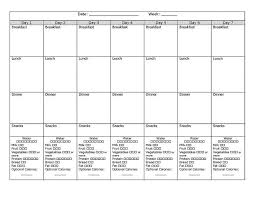 prototypical weight watcher daily points chart weight