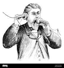 Bell And Telephone Ausgeschnittene Stockfotos Und -Bilder - Alamy