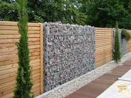 Nochmal Gabionen Sichtschutzwand Garten Gartengestaltung Sichtschutzzaun Garten