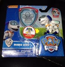 Don't be fooled by the picture. Tv Movie Character Toys Toys Hobbies Nickelodeon Paw Patrol Robo Dog Action Pack Pup Badge Robot Robodog Pop Out K9