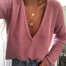Black And Gold Sweater Dames V Neck Long Sleeved Knit Sweater From Clothing Fashion Clothes Outfit Inspirations